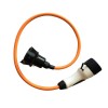 Type 1 to Type 2 cable EV / PHEV Charging Cable Adapter Converter - 32A with 1 Meter Length