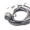 Câble de recharge de voiture électrique GB/T 20234.2 Prise pour côté de véhicule avec le câble ouvert