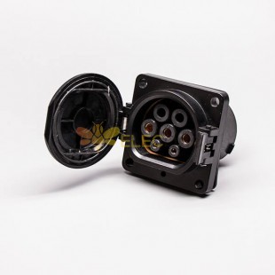 Power Supply Socket GB/T20234.2 Chinese Standard Electric Vehicle Charging Socket AC 32A EV Connector