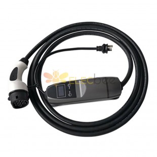 Type 2 EV Charger Cable IEC62196 plug 16A Portable EV Charging box of Australia Power Plug