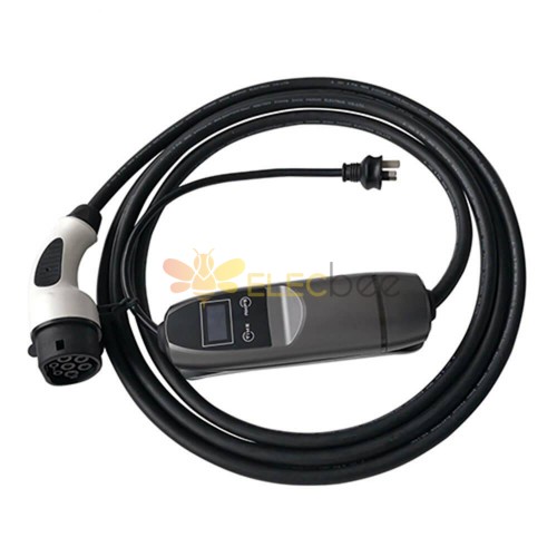 Tipo 2 EV Charger Cable IEC62196 plug 16A Portátil EV Charging box of Australia Power Plug