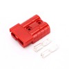 2-Wege-Gabelstapler-Batterie-Stromkabel-Anschlüsse, 50 A, rotes Kunststoffgehäuse-Set
