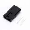 600V Black Plastic Housing Power Connector 2 Way Forklift Battery Power Cable Connectors 40A