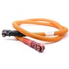 200A 大電流儲能連接器電纜 1 針 90° 插頭對插頭紅色到黑色 8mm 塑料 IP67 50mm2