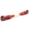 200A IP67 Waterproof Energy Battery Storage Connector Cable Female Right Angle Plug 8mm 1 Pin Plastic Red