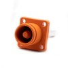 12 mm impermeable surlok socket energía batería almacenamiento conector hembra recto OS IP67 naranja