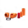 8mm Energy Battery Storage Connector Surlok Plug Male Right Angle 200A 50mm2 IP67 Orange