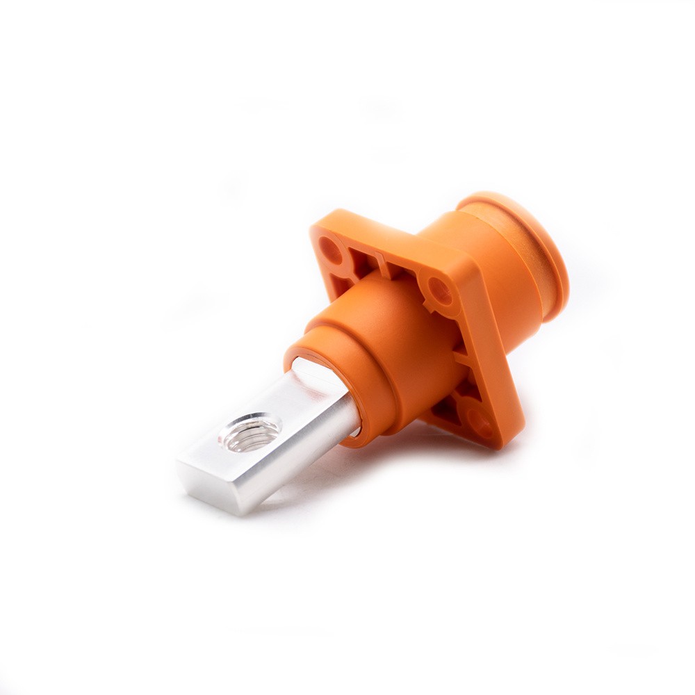 Surlok Socket 6mm Energy Battery Stockage Connecteur Femelle Droit Bl IP67 Orange