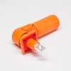 Battery Storage Connector Right Angle 6mm Orange IP67 Waterproof 120A Plug and Socket a Set