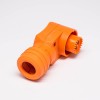 Connector For High Current Right Angle 12mm Orange IP54 Waterproof 300A Energy Storage Connector