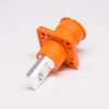 Energy Storage Connector Right Angle 12mm Orange IP54 350A High Current Waterproof Connector