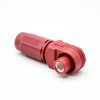 单芯防水连接器400A弯式插头塑料IP67红色14mm接线 120mm²