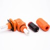 HV Connector 6mm Orange Right Angle Plug and Socket IP65 100A Surlok Power Connectors