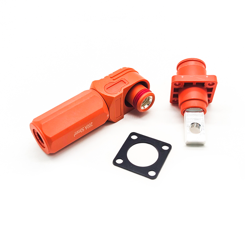 Соединители Surlok 200A Busbar Lug 8mm Red IP65 Right Angle Plug Socket One Set