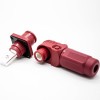 Surlok Plug and Socket 6mm Red IP65 100A Busbar Lug Right Angle Connector