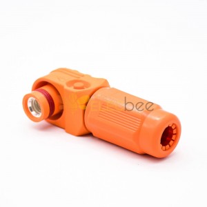 Surlok Plus Orange Right Angle Femme Plug 1 Pin 12MM Plastic 350A IP67 HV Connector