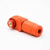 Surlok Plus With Hvil 1 Pin 8MM Plastic Female To Male Right Plug Butt-Joint Socket Orange IP65 200A Connector