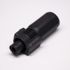 Wasserdichte Hochstrom-Batterie-Steckverbinder IP67 gerade 8mm schwarz 150A Stecker-Buchse