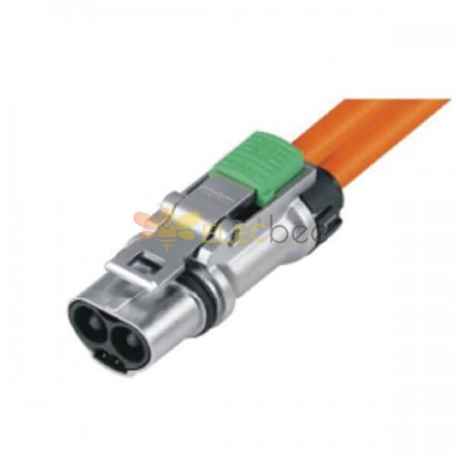 2Pin 35A 800V Plug For Electric Vehicle OEM HVIL35-2P