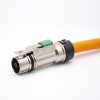 Cable conector HVIL 1 pin 25 mm2 Longitud de línea 0,5 M Recto 125A Enchufe de metal 6 mm