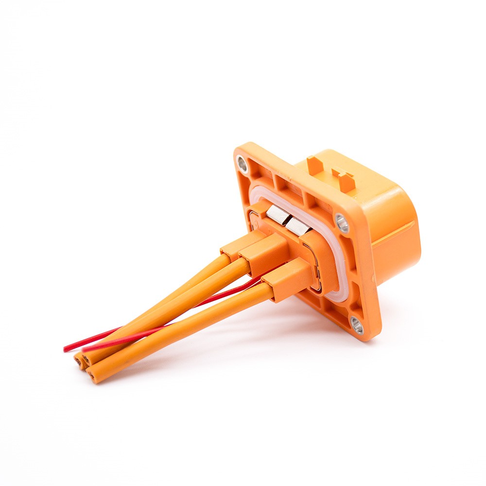 HVIL-Stecker, 3-polig, 2,8 mm, 23 A, für 4 mm² Kabel, 0,1 m, Kunststoff, IP67