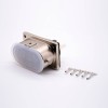 Connector For High Voltage Metal 2 Pin 125A Socket 6mm A Code Straight φ6.5 Through Holes