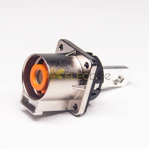 Connector For High Voltage Straight Socket 2 Pin Meta 4 Hqle Flange 200A