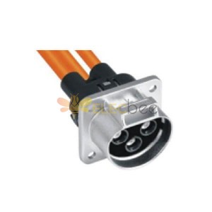 HVIL 3pin Socket Metal Shield impermeable para vehículo eléctrico HVIL35-3S