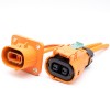 HVIL Connector 2pin 35A Plug&Socket Straight 35A MAX For Electric Car IP67 for 4 mm2 cable