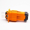 HVIL Plastic 2 Pin Socket 150A 6mm M6 Screw Holes A Code Straight Connector