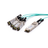 QSFP28-4 * 25G-AOC1M 100G QSFP28 850nm QSFP28 إلى 4SFP28 MMF وحدة الإرسال والاستقبال البصرية