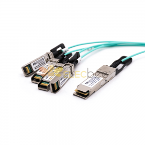 QSFP28-4*25G-AOC1M光模块QSFP28接口QSFP28转4SFP28波长850nm传输1m