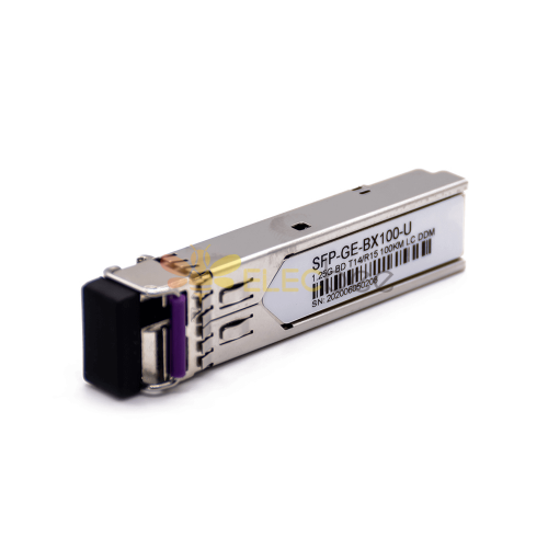 SFP-BX100-U光模块SFP千兆单纤单模LC接口波长T1490/R1550传输100km