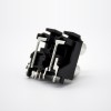 Fiber Optic Module jack and 3 RCA Jack Right angle panel mount with self tapping hole