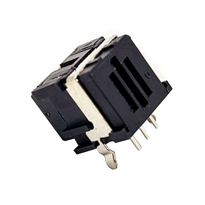 toslink soket fiber konektör Optik fiber Kendi kendine dokunan delikli dik açılı panel montaj
