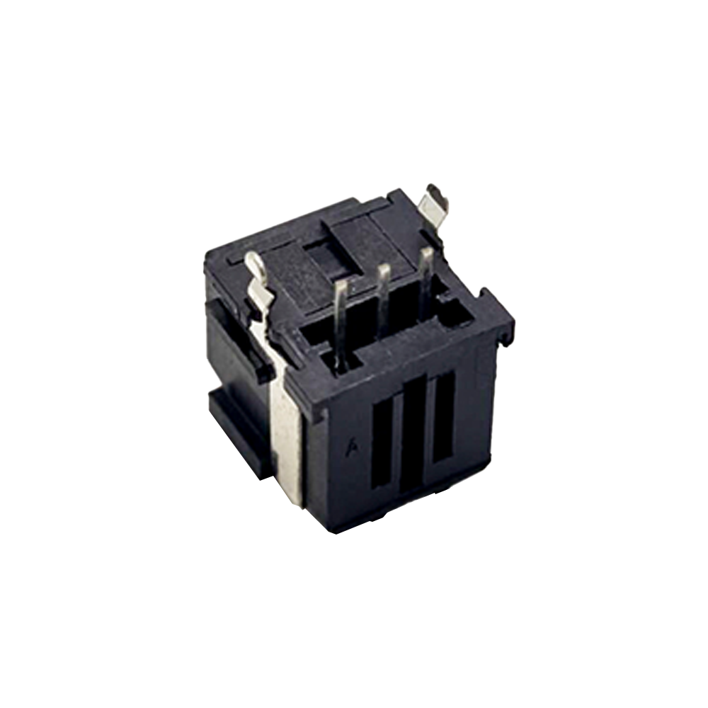conector de fibra de enchufe toslink Fibra óptica Montaje del panel de ángulo recto con orificio de roscado automático