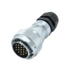 18 Pin Macho Conector Straight Industry RA28 PG Impermeável Plug
