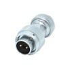 2 Pin Aviation Plug RA20 Screw Locking Industry Waterproof Male Connector