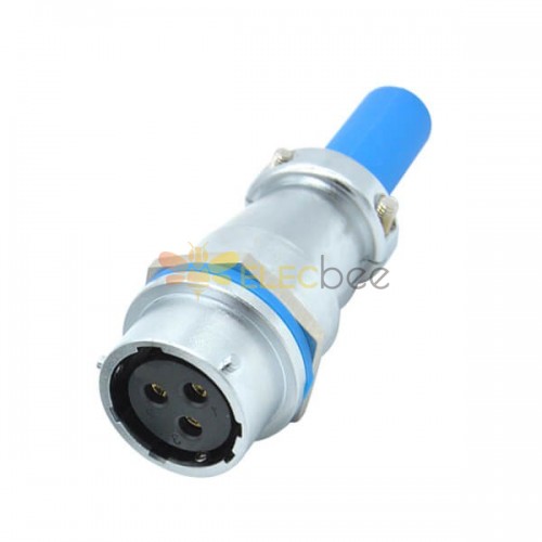 3 Pin Aviation Connector Câble circulaire Gaine Docking Female Socket RA28