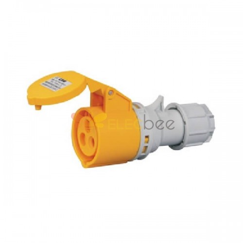110V 16A 3-pin single phase industrial plug IP44 