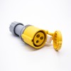 IEC 60309 Female 16A 3pin 110V-130V 50/60Hz 4h 2P+E IP44 CEE Industrial Cable Mount Connector