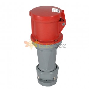 Waterproof Industrial Connector Socket 4Pin 63A 400V 3P+E IP44