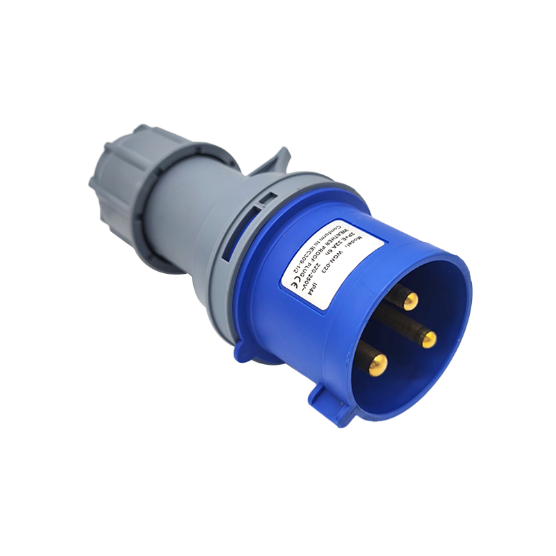32A 230V 3pin 50/60Гц 3P 6h 2P-E водонепроницаемый IP67 CEE Промышленный IEC60309 Plug Blue