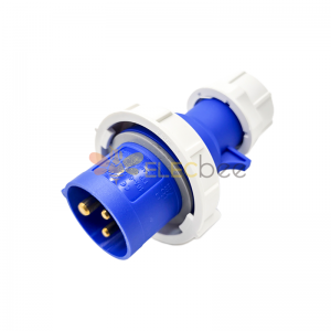 60309 230v 16A 3pin 220V-250V 50/60Hz 3P 6h 2P+E Impermeável IP67 CEE Industrial IEC60309 Plug Blue