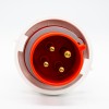 工業插頭防水紅色4芯32 IP67防水相415 v