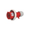 AC-Stecker IEC60309 32A 5pin 380V-415V 50/60Hz 5P 6h 3P+N+E IP67 CEE Industrial Red
