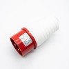 CEE Plug 5pin 16A 380V-415V 50/60Hz 5P 6h 3P-E IP44 IEC60309 Connettore industriale Rosso