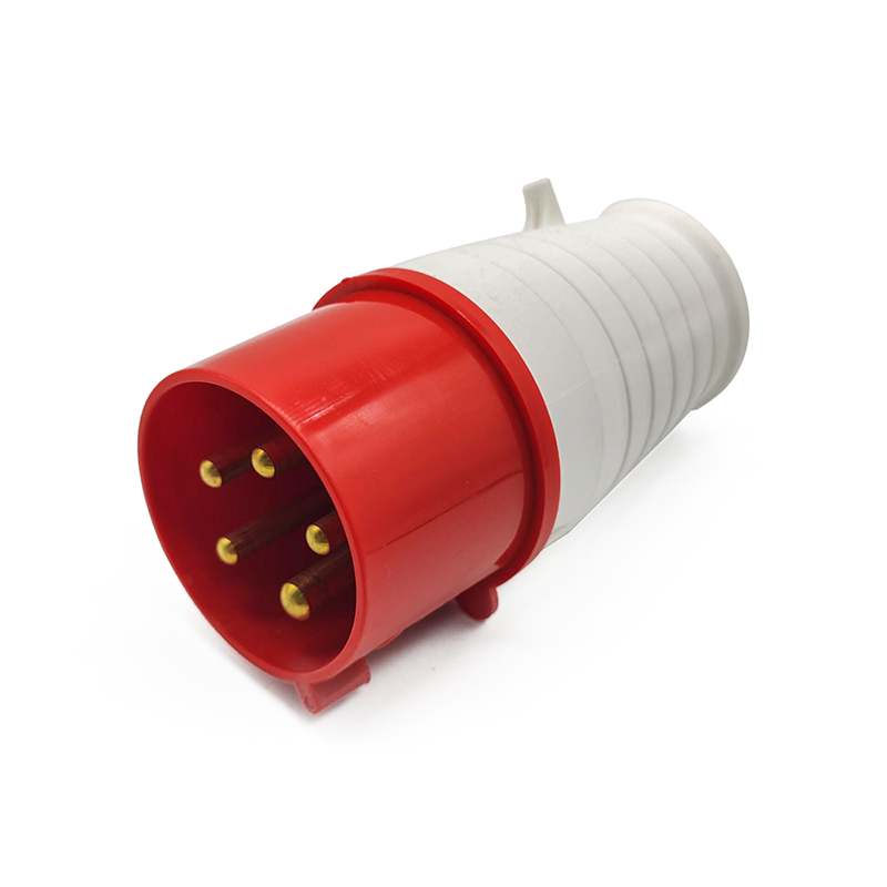 IEC60309 الأحمر 32A 5pin 380V-415V 50/60Hz 5Pin 6h 3P + E IP44 التوصيل الصناعي