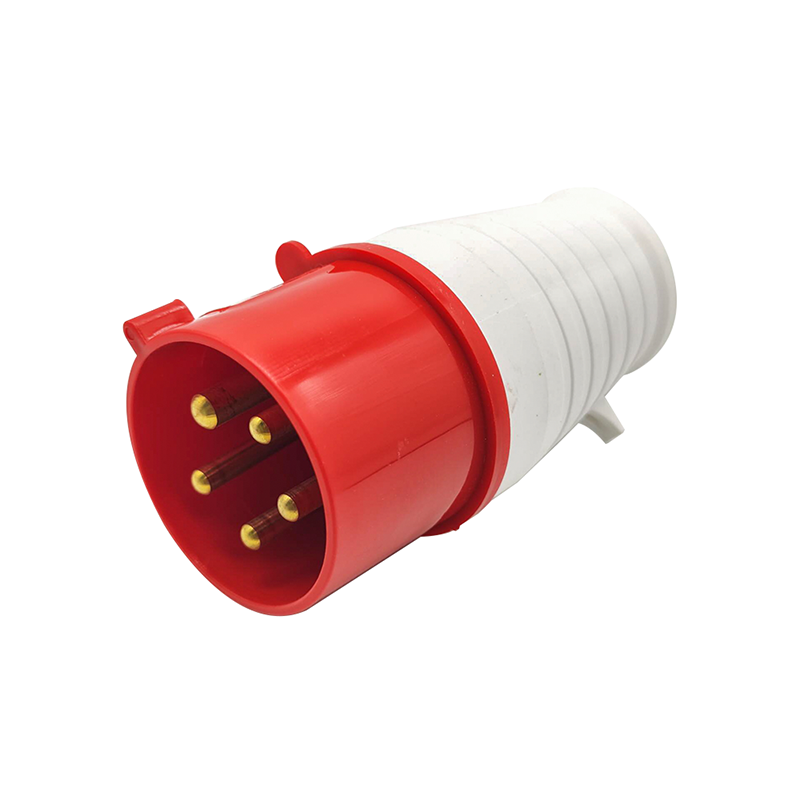 IEC60309 الأحمر 32A 5pin 380V-415V 50/60Hz 5Pin 6h 3P + E IP44 التوصيل الصناعي