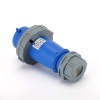 Waterproof Industrial Connector Plug 3Pin 32A 250V 2P+E IP67